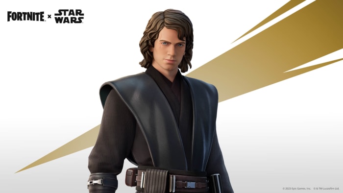 Anakin in Fortnite Star Wars Crossover